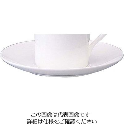 アズワン W・W ホワイトコノート デミタスソーサー ボンド 53610003821 63-7192-52 1個（直送品）