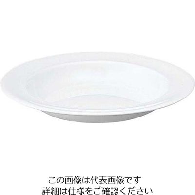 アズワン W・W ホワイトコノート スープ皿 23cm 53610003115 63-7192-53 1個（直送品）
