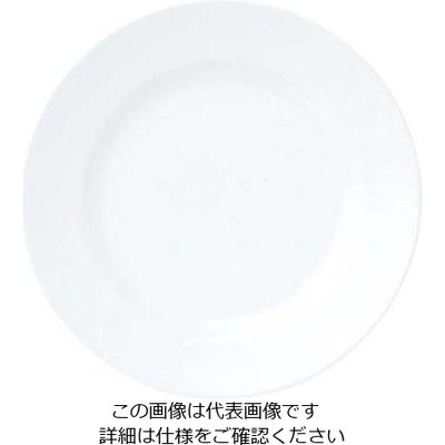 江部松商事 おぎそチャイナ ディナー皿 28cm 3201 ホワイト 63-7193-78 1個（直送品）