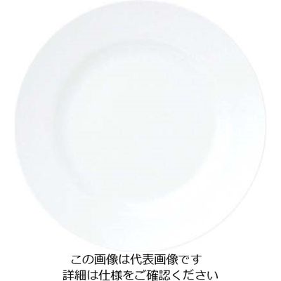 江部松商事 おぎそチャイナ ケーキ皿 19cm 3206 ホワイト 63-7193-83 1個（直送品）