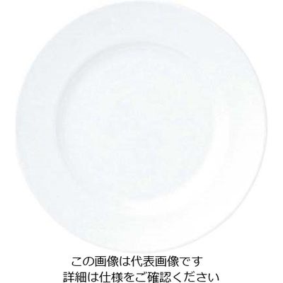 江部松商事 おぎそチャイナ パン皿 16cm 3207 ホワイト 63-7193-84 1個（直送品）