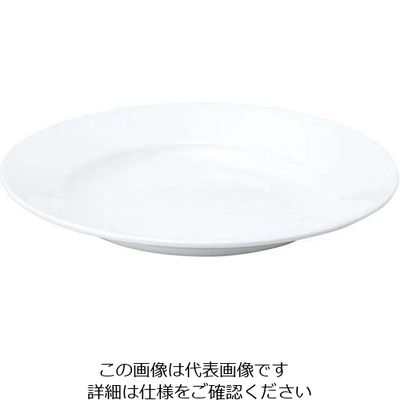 江部松商事 おぎそチャイナ スープ皿 28cm 3701 ホワイト 63-7193-91 1個（直送品）