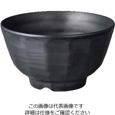台和 メラミン食器 キワミ鉢 16cm TDー801ーBKM 黒マット 63-7199-44 1個（直送品）