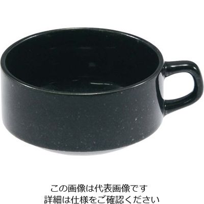 アズワン おぎそチャイナ スタックスープ 4661 ブラック 63-7194-30 1個（直送品）