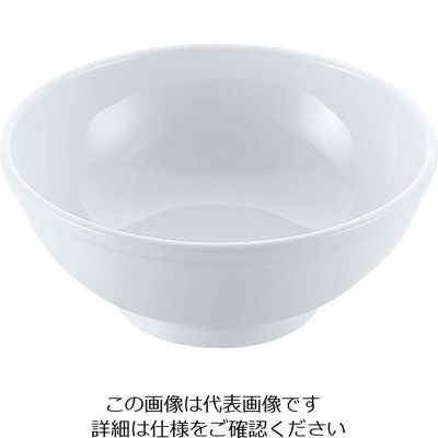 江部松商事 磁器 中華食器 白 丸玉渕丼 5寸 63-7195-30 1個（直送品）