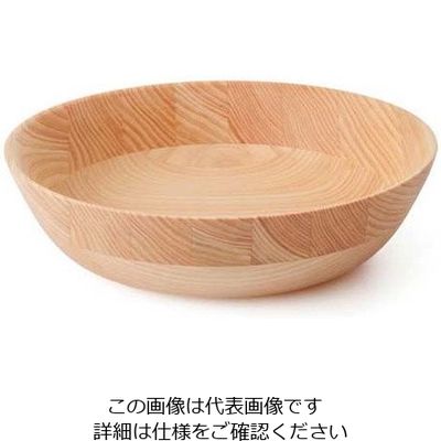 ラ・ルース ひきよせ ディッシュL(2段L)ヒノキ 130110 63-7197-94 1個（直送品）