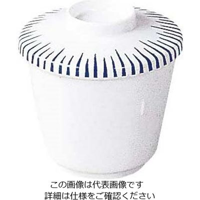 エンテック メラミン和食器 とくさ 蒸し椀 蓋 Eー40B 63-7198-89 1個（直送品）