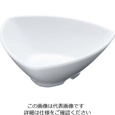 江部松商事 メラミン 三角小鉢 KDー302 ホワイト 63-7199-34 1個（直送品）