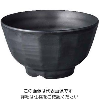 台和 メラミン食器 キワミ鉢 15cm TDー800ーBKM 黒マット 63-7199-41 1個（直送品）