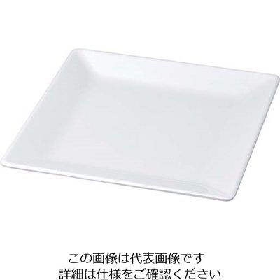 若泉漆器 ニューホワイト 角盛皿 36cm 63-7199-52 1個（直送品）