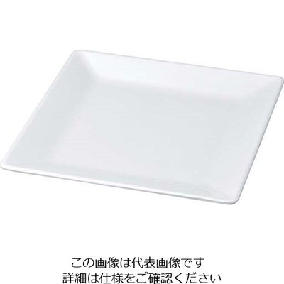 若泉漆器 ニューホワイト 角盛皿 47cm 63-7199-54 1個（直送品）
