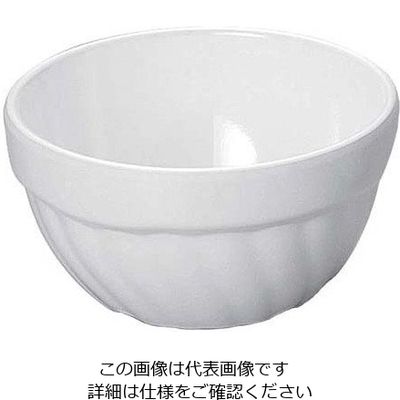 若泉漆器 バイキング丸小鉢 白 63-7200-54 1個（直送品）