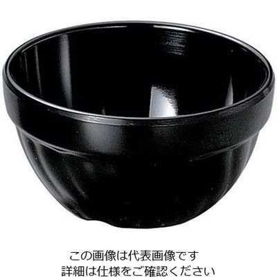 若泉漆器 バイキング丸小鉢 黒 63-7200-57 1個（直送品）