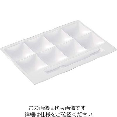 若泉漆器 「和」テイスト ビュッフェプレート 陶磁器調(スーパーハード塗り) 63-7200-62 1個（直送品）