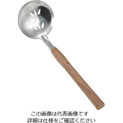 江部松商事 EBM ウォールナット柄 卓上お玉 穴明 63-7203-80 1個（直送品）