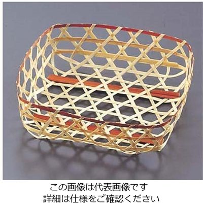 萬洋 六ツ目角 珍味入れ(茶)18ー603B 63-7208-84 1個（直送品）