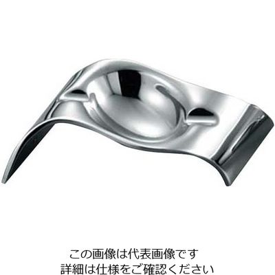 ミヤザキ食器 アッシュトレー ウェーブ AT1003ーS ミラー 63-7209-72 1個（直送品）