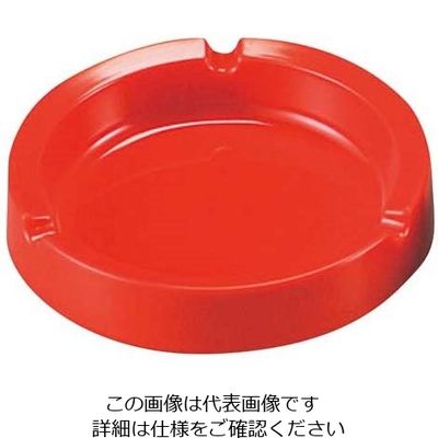 ノリタケカンパニーリミテド メラミン レスト付 灰皿 レッド 99019/1043 Φ110 63-7209-77 1個（直送品）