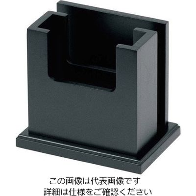江部松商事 木製 ナフキン&メニュー立 MNー035 黒 63-7211-64 1個（直送品）