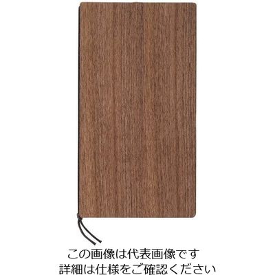 えいむ 木製合板メニューブック ウォルナット WBー904 63-7212-58 1個（直送品）