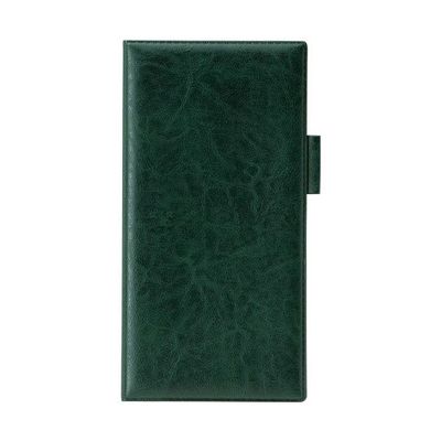 えいむ ペン差し付きロング伝票ホルダー(ニツ折り)グリーン LBHー10 63-7214-89 1個（直送品）