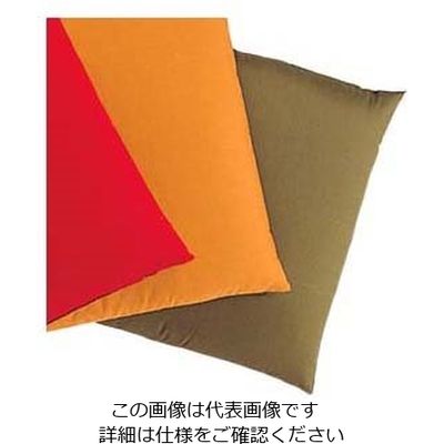 江部松商事 EBM 業務用 座布団用カバー丈 無地 緑 中 63-7217-18 1個（直送品）