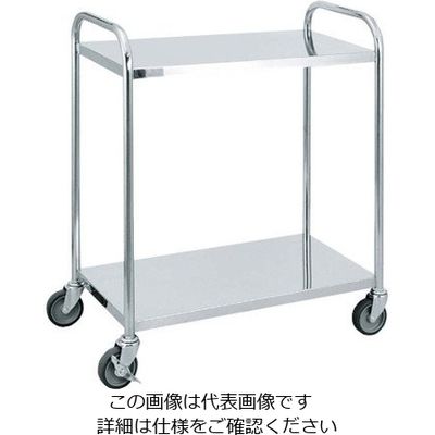 アズワン ステンレス キッチンワゴン 2段 SSーS2 63-7224-89 1個（直送品）