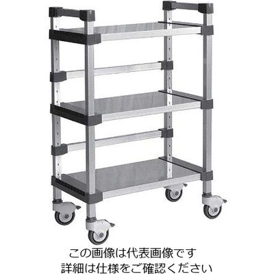 アズワン アルマンワゴン W372-3段タイプ 1個 63-7225-03（直送品）