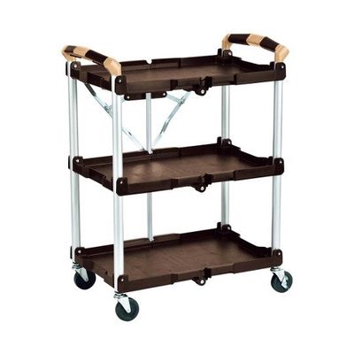 アルミス 万能折りたたみワゴン ABWー03 63-7225-08 1個（直送品）