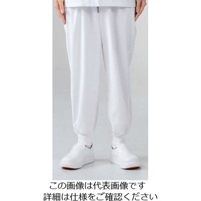 江部松商事 男女兼用パンツ 7ー521 白 SS 63-7226-09 1個（直送品）
