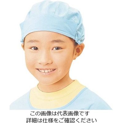 江部松商事 学童給食帽子 SKVA363 フリー ツバ付 ブルー 63-7226-90 1個（直送品）