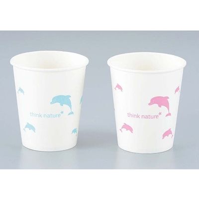 江部松商事 既製イルカ柄 紙コップ 7オンス(50個入)Φ72 63-7230-73 1個(50個)（直送品）