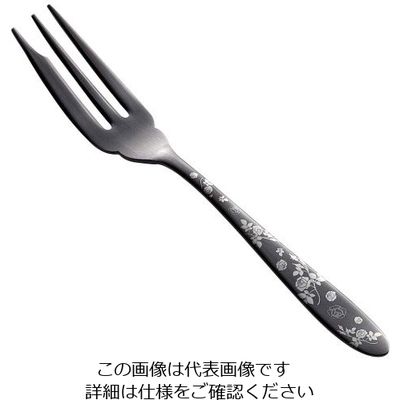 トーダイ ステン シーク 黒酸化発色 ローズ ヒメフォーク 63-7238-12 1個（直送品）