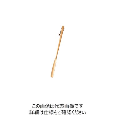 丸十 くつべら ナチュラル 60cm V-002 1本 63-7293-34（直送品）