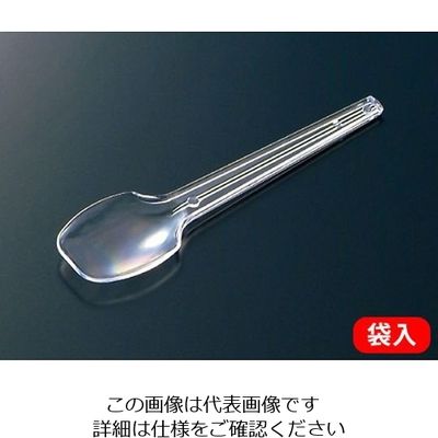 中央化学 FDデザートスプーン100 単袋入 8000本 643007 1箱(8000本) 64-1213-66（直送品）