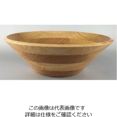 丸十 サラダボウル ナチュラル φ22.8×8.3cm V-037 1個 64-2536-04（直送品）