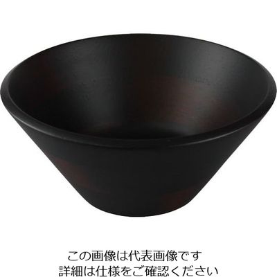 丸十 サラダボウル ブラウン φ14×6.3cm V-039 1個 64-2536-06（直送品）