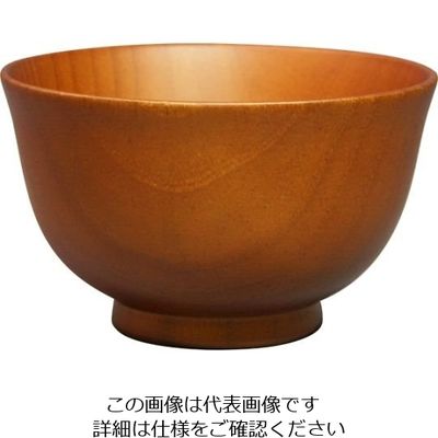 丸十 なごみモダンボウル ライトブラウン TL10-12B 1個 64-2536-18（直送品）