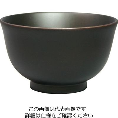 丸十 なごみモダンボウル ダークブラウン TL10-12C 1個 64-2536-19（直送品）