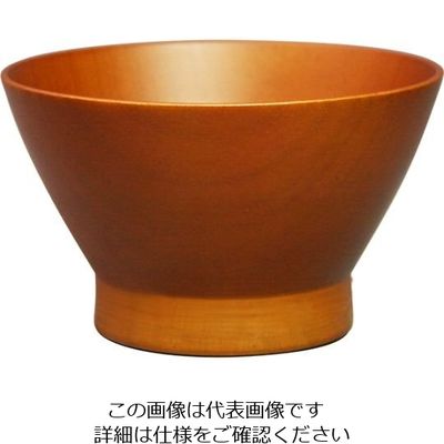 丸十 なごみスープボウル ライトブラウン TL4-6B 1個 64-2536-23（直送品）