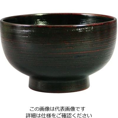 丸十 刷毛目汁椀 曙 CH001AK 1個 64-2536-35（直送品）