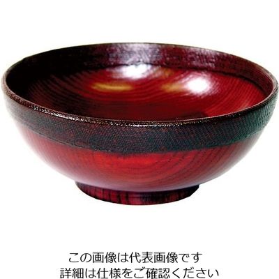 丸十 3.8布貼り小鉢 茜 YS062-4 1個 64-2536-39（直送品）