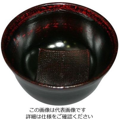 丸十 4.0羽反布貼り汁椀 曙 CH116AK 1個 64-2536-45（直送品）