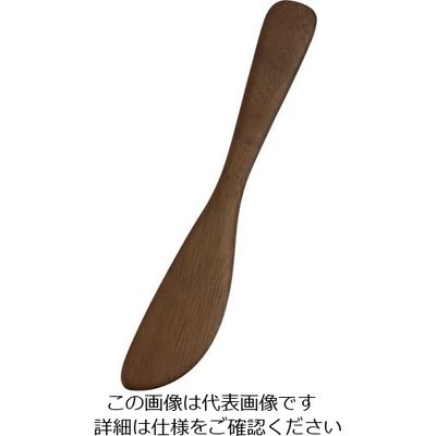 丸十 ウォルナット バターナイフ V-086 1個 64-2538-53（直送品）