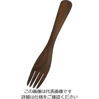 丸十 ウォルナット フォークS V-088 1個 64-2538-55（直送品）