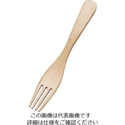 丸十 ブナ サラダフォーク V-046 1個 64-2538-73（直送品）