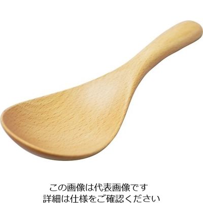 丸十 ブナ 取り分けスプーン 小 V-019 1個 64-2538-88（直送品）