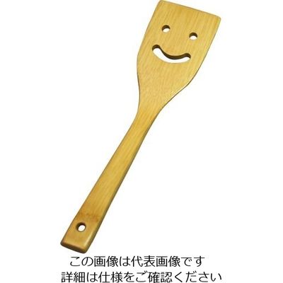 丸十 炭化竹 スマイル返しターナー 小 FM052-3K 1個 64-2539-12（直送品）