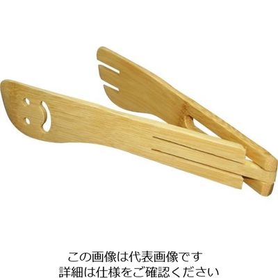 丸十 炭化竹 スマイルサーバートング SW-231K 1個 64-2539-15（直送品）