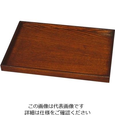 丸十 宴10.0長手盆 目摺り SR-292-7 1個 64-2539-86（直送品）